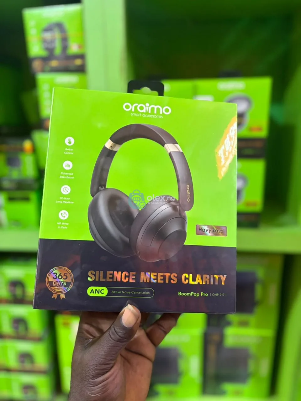 ORAIMO HEADSET WITH SUPER BASS AND ENC