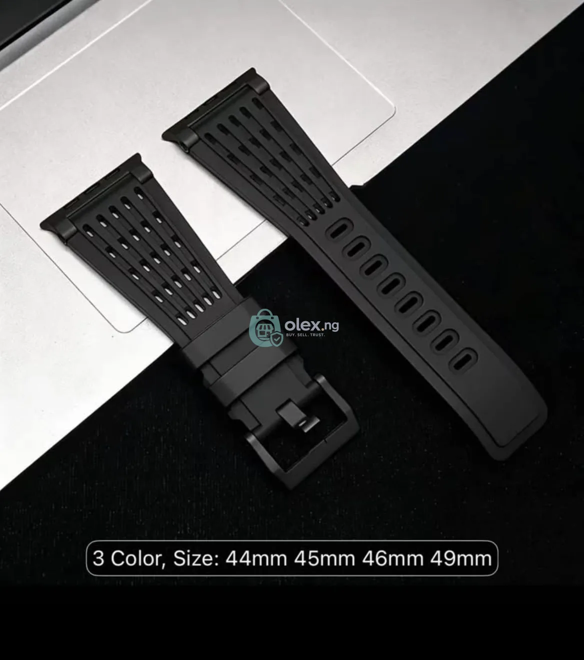  High quality silicone for apple watch bands for men.