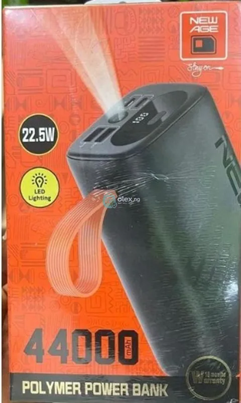 New Age 44000mAh Turbo Ultra 4 22.5W Fast PD Power-Bank