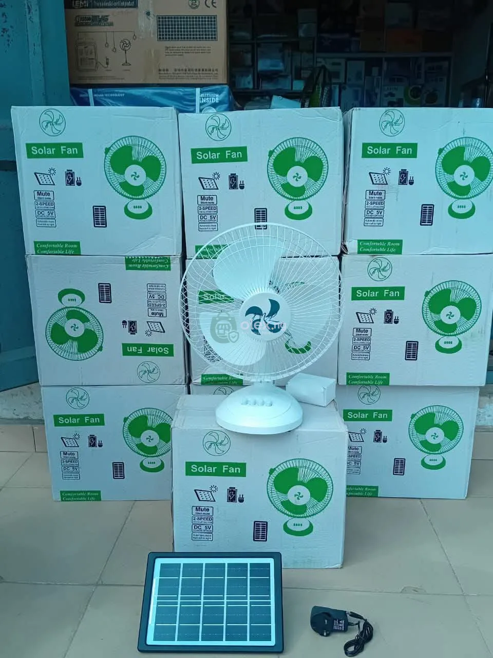 Mini Rechargeable solar fan