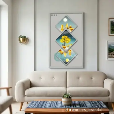 Affordable 3IN1 Panoramic Design Wallclock — Fast Sale