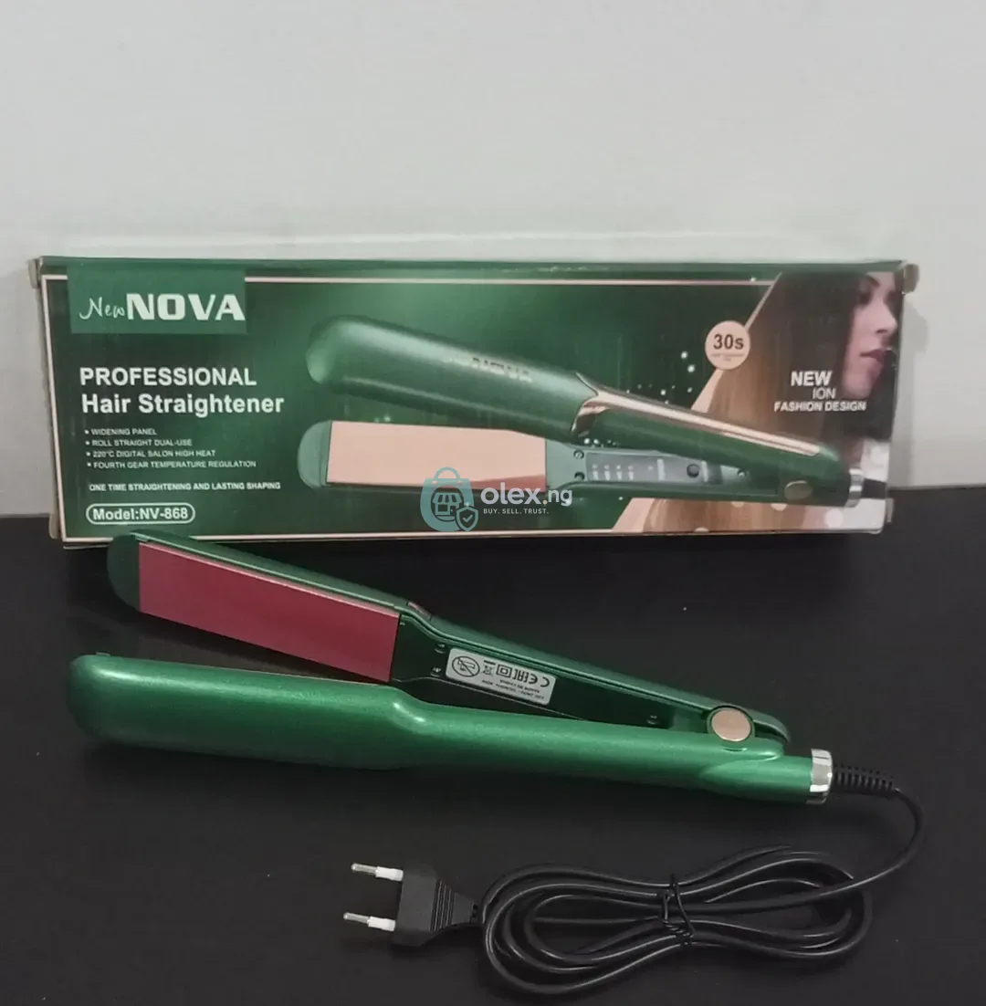 New Nova Professional Hair Straightener 