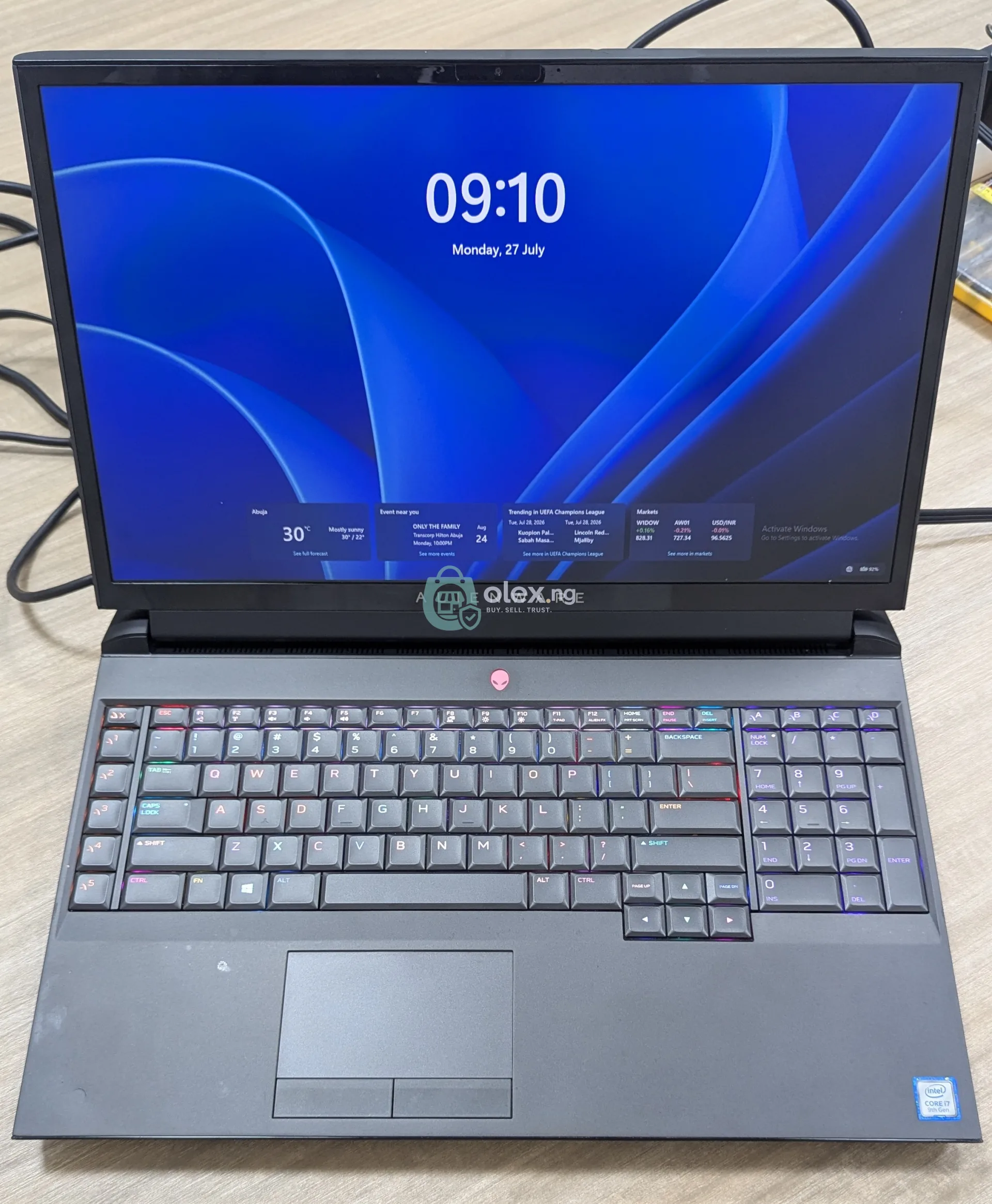 Alienware Area-51M Gaming Laptop | i7-9700 3.0GHz 8-Core | 32GB RAM | 512GB SSD | GTX 1660Ti 6GB FHD