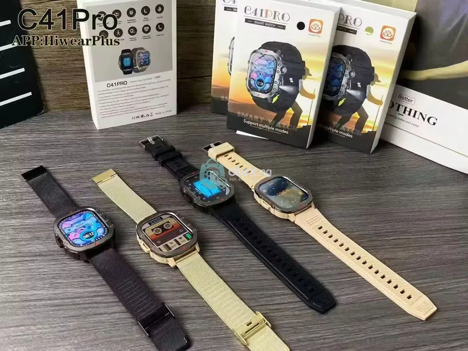 C41 Pro Men’s Smartwatch – GPS Sports Watch