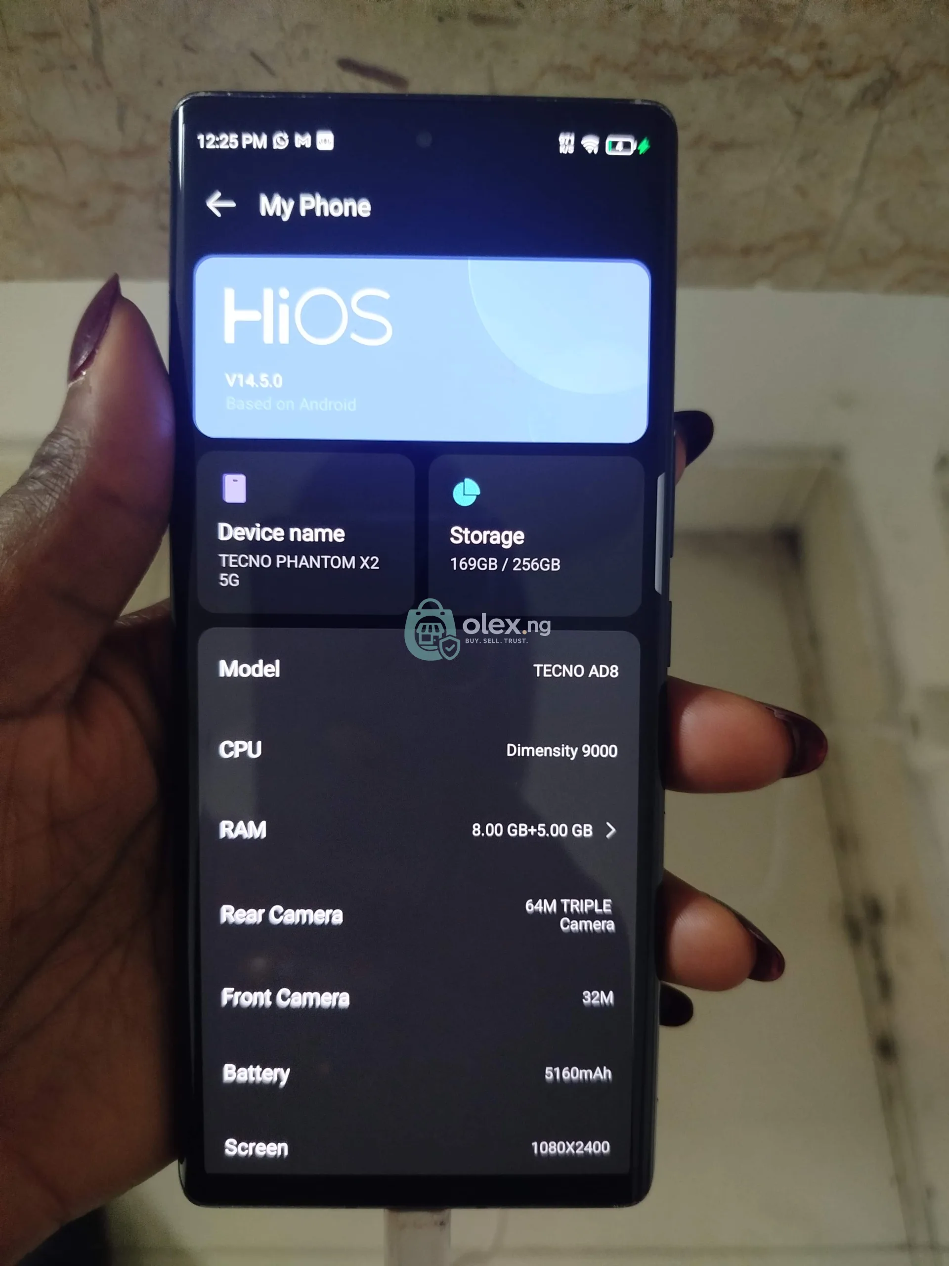 Used Tecno Phantom X2 5G — Clean & Sharp