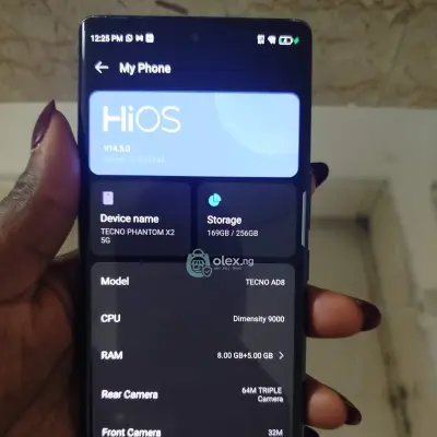 Used Tecno Phantom X2 5G — Clean & Sharp