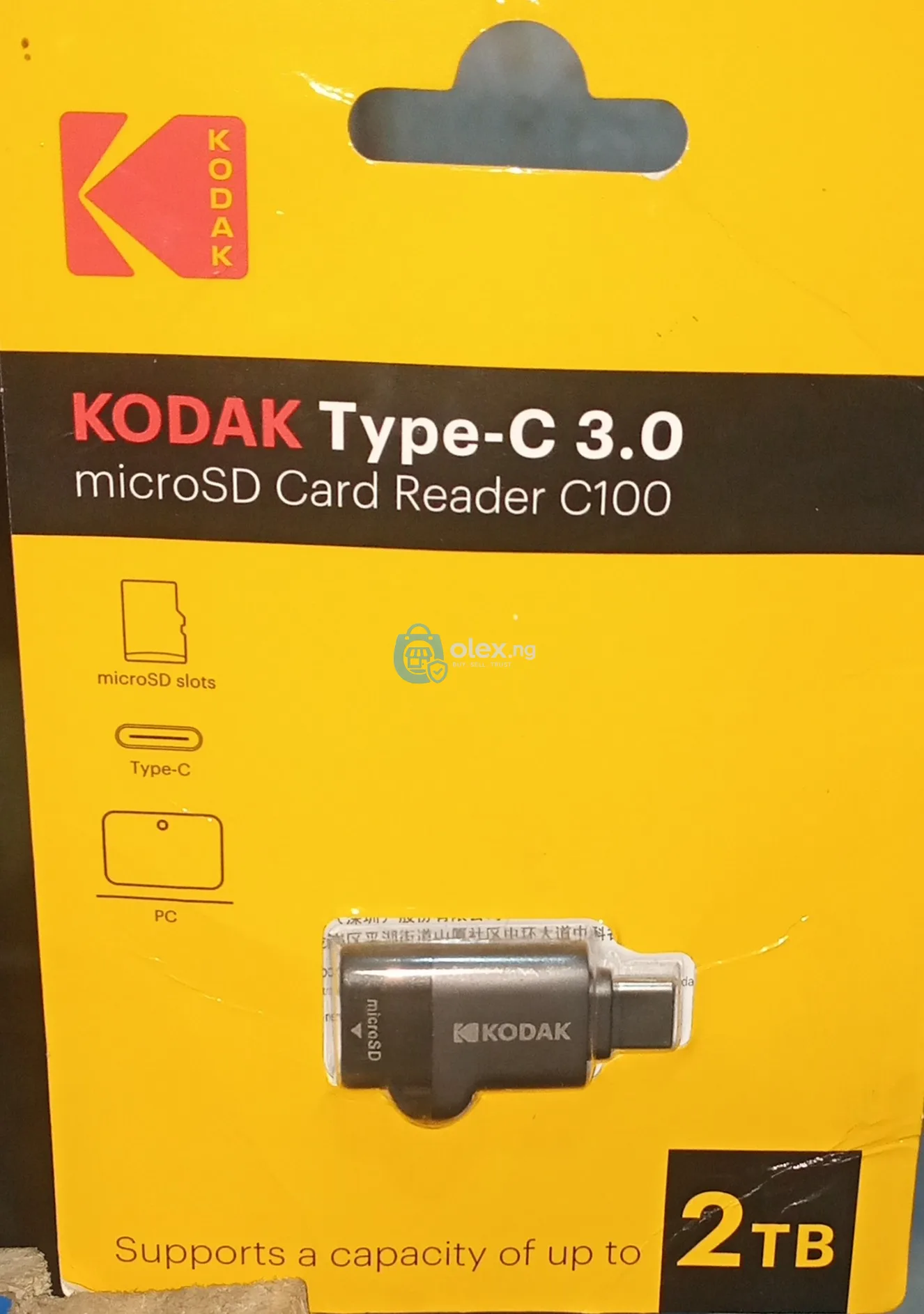 Kodak Type - C 3.0 MicroSD Card Reader C100