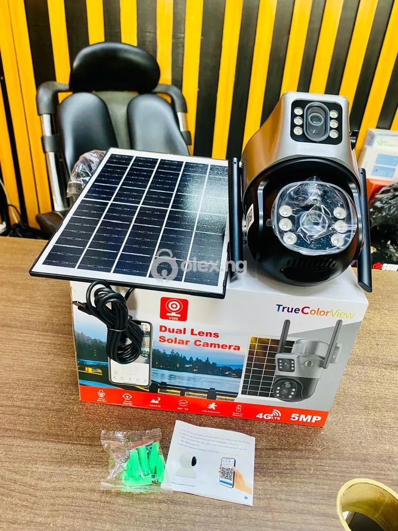 Solar Camera Dual Lense 5MP — Great Deal, Fast Sale
