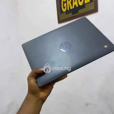 Used HP Chrome Laptop — Clean & Fully Working