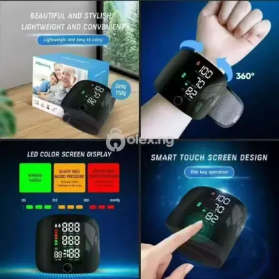 Rechargeable wrist BP monitor 