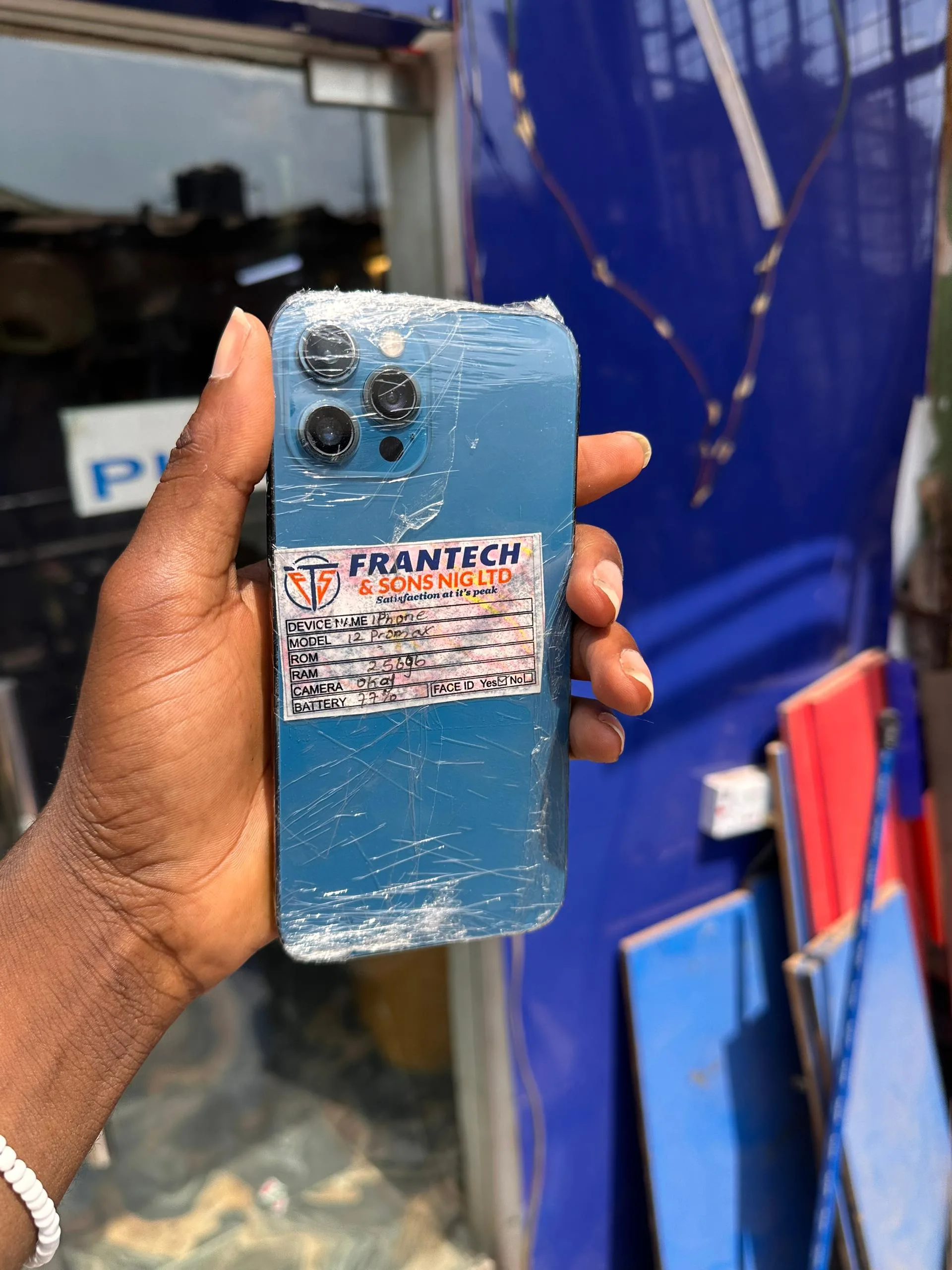 iphone 12pm no face id 128g