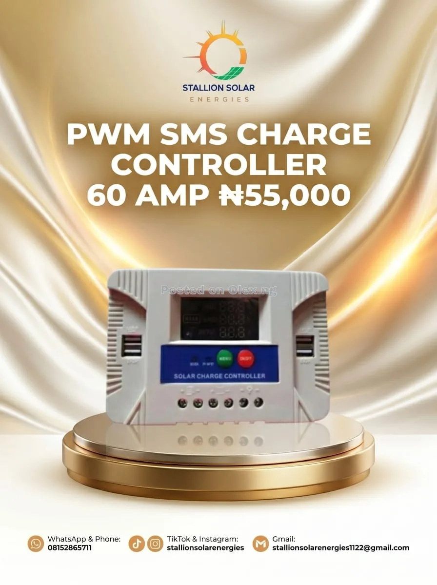 PWM SMS CHARGE CONTROLLER 60Amp