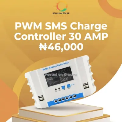 PWM SMS CHARGE CONTROLLER 30Amp