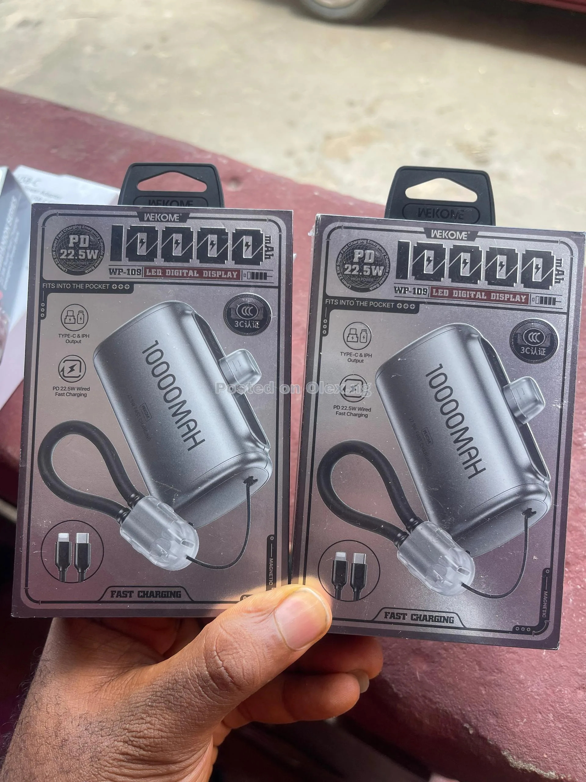 WEKOME CAPSULE POWERBANK 10,000mah