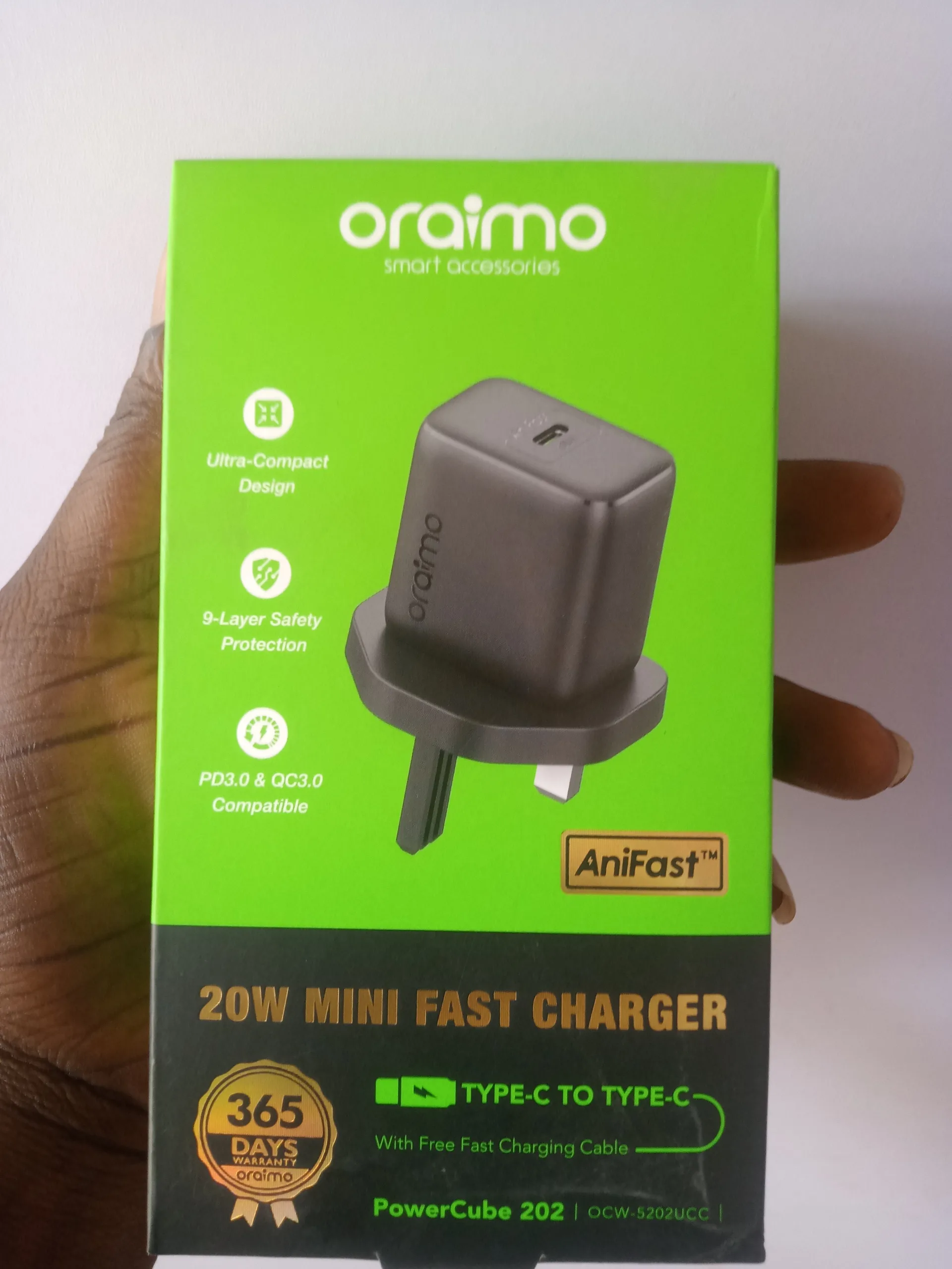 Oraimo Type C To Type C