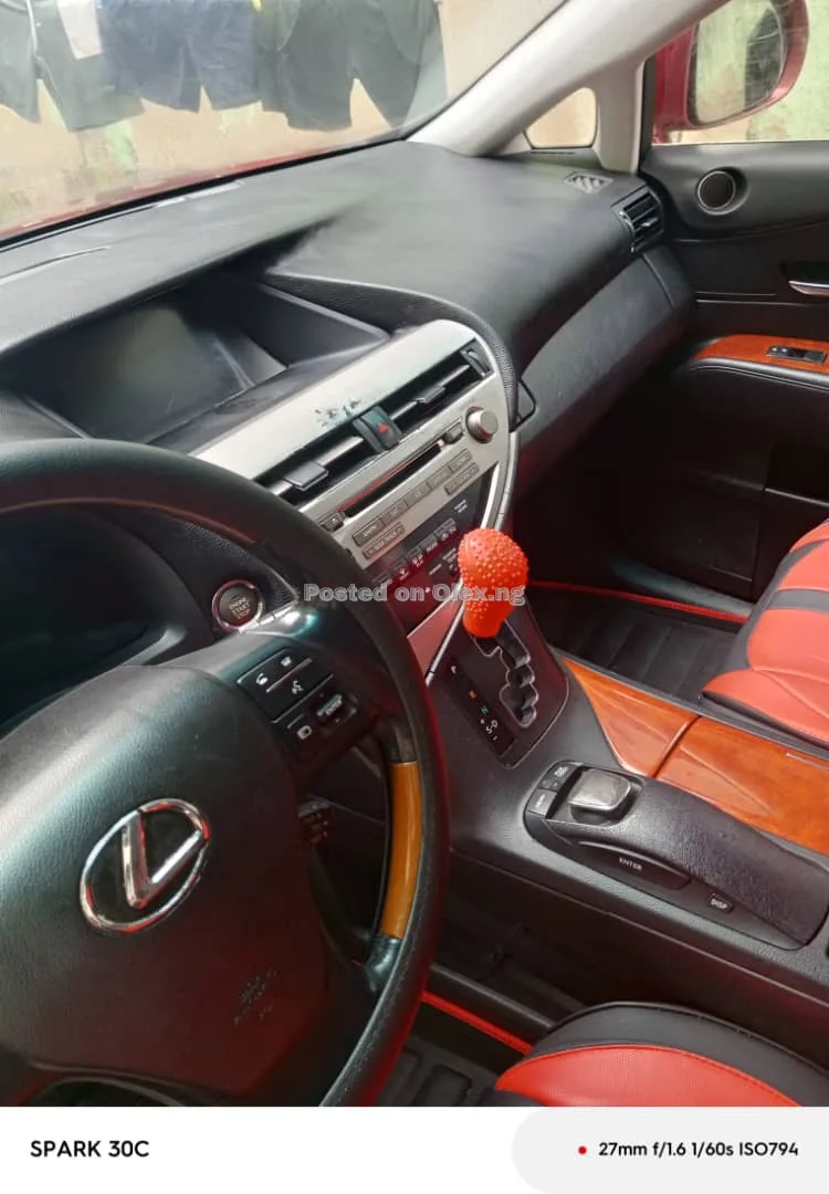 Registered 2010 Lexus Rx 350 