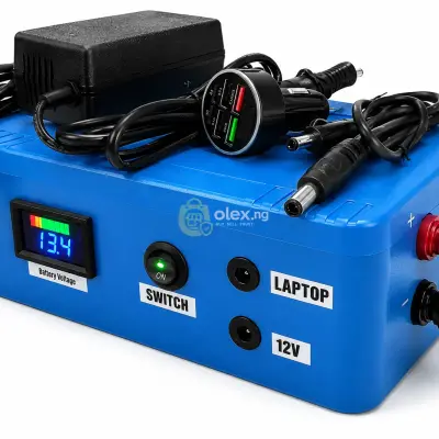 80,000mAH Portable Laptop Powerbank that has Capacity to Power Laptops for more than 10Hrs Daily, You can Charge with Electricity, Solar Or Generator