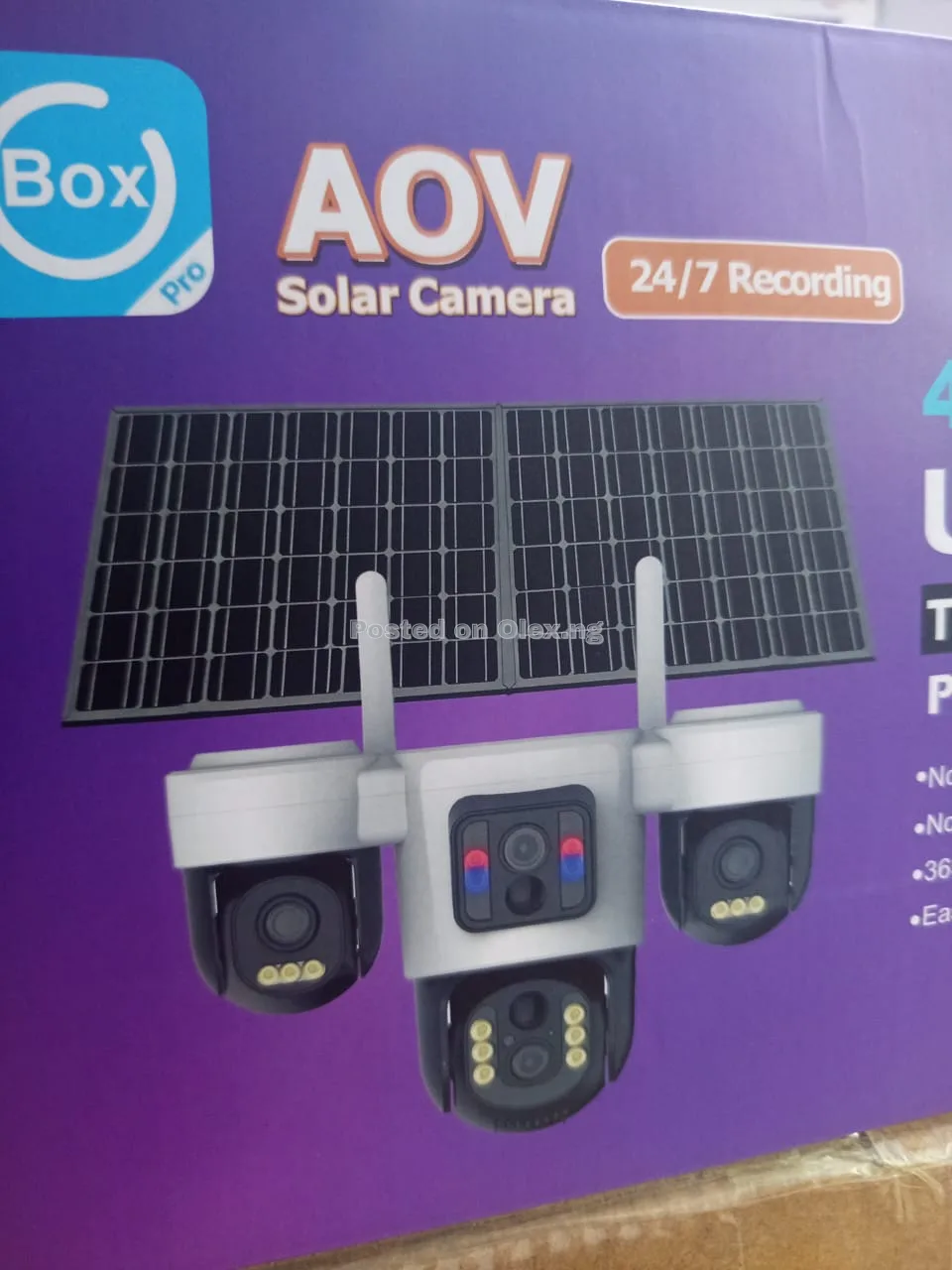 Ubox pro 3lens 4G camera 