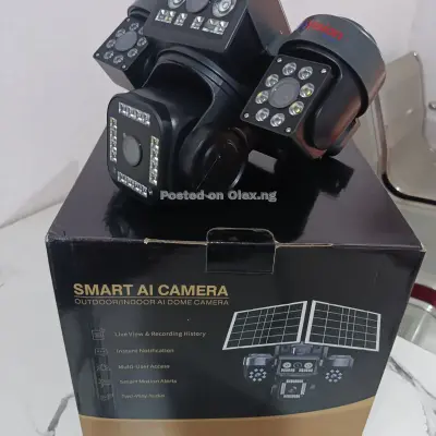 Hieasy 4lens security camera with 2 solar panels 
