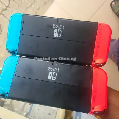 Nintendo switch oled and 128GB and Games 