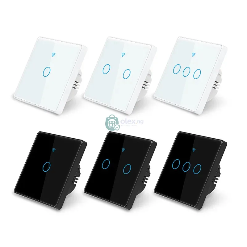 Tuya Smart WiFi Light Switch 2 Gang – Alexa & Google Assistant Compatible