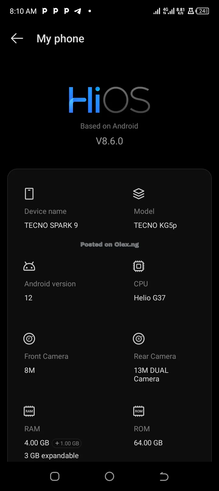 Tecno spark 9 available for sale 