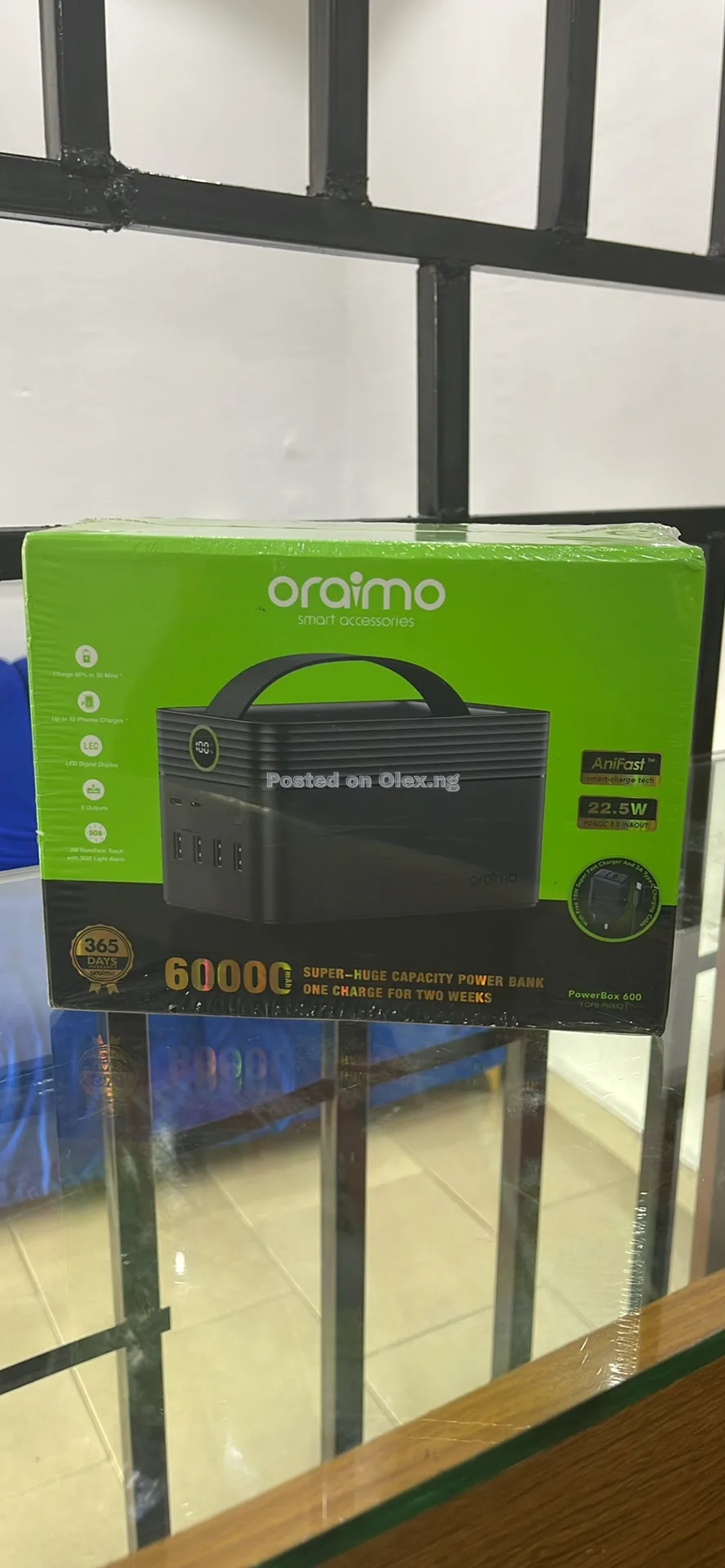 Oraimo power box 600 (60k Mah)