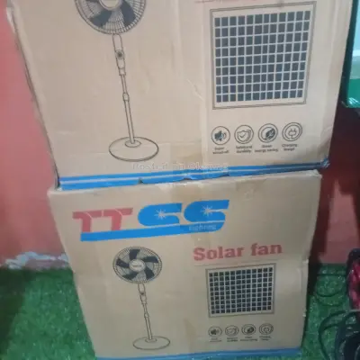 Solar Rechargeable Standing Fan 