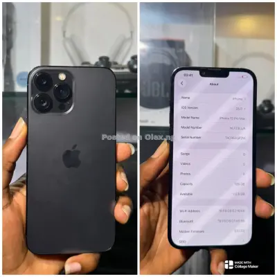 iPhone 13 Pro Max 128gb BH 88%🔋unnoticeable line for 🏷️ *420k‼️*
