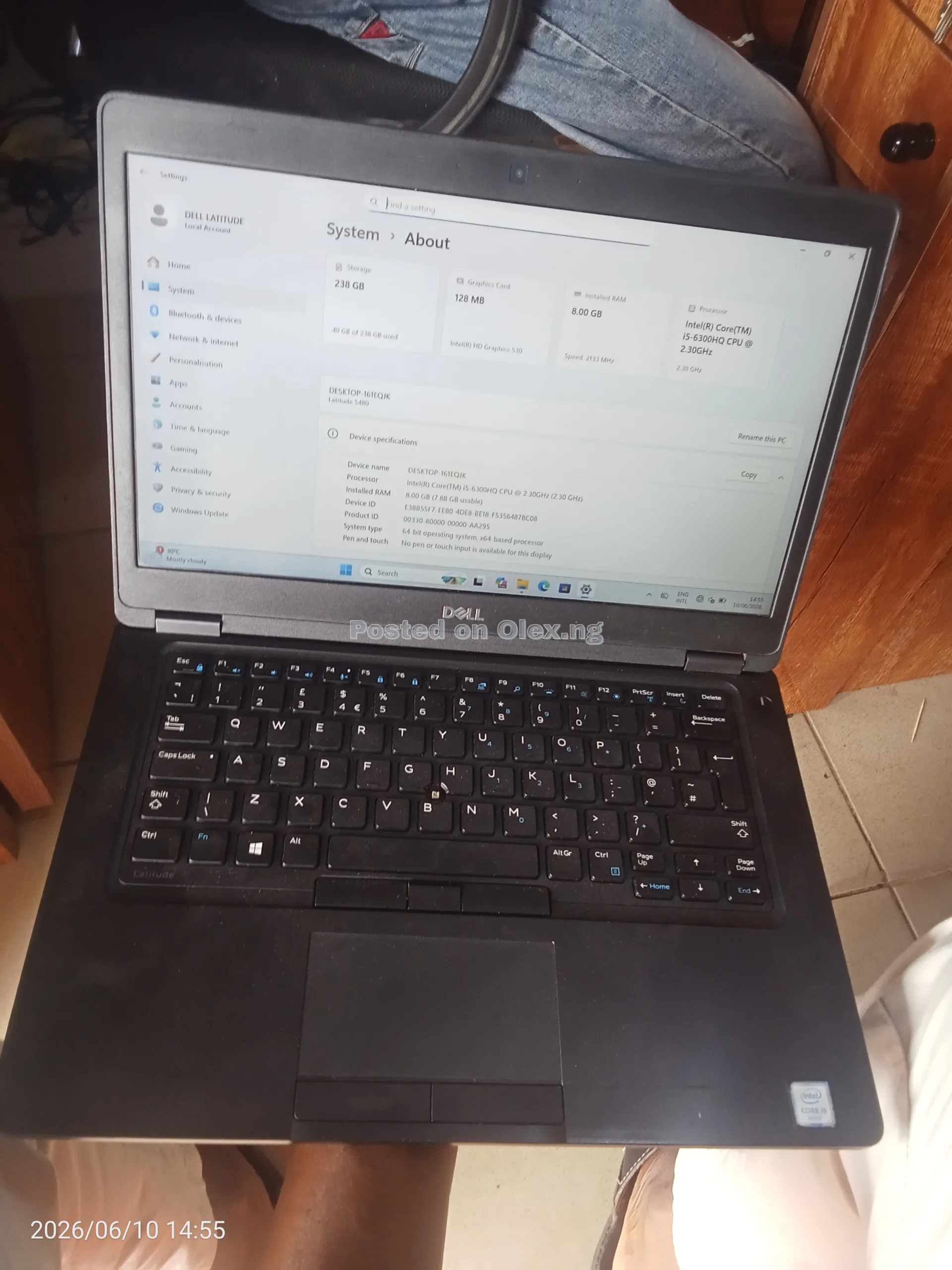Dell laptop 