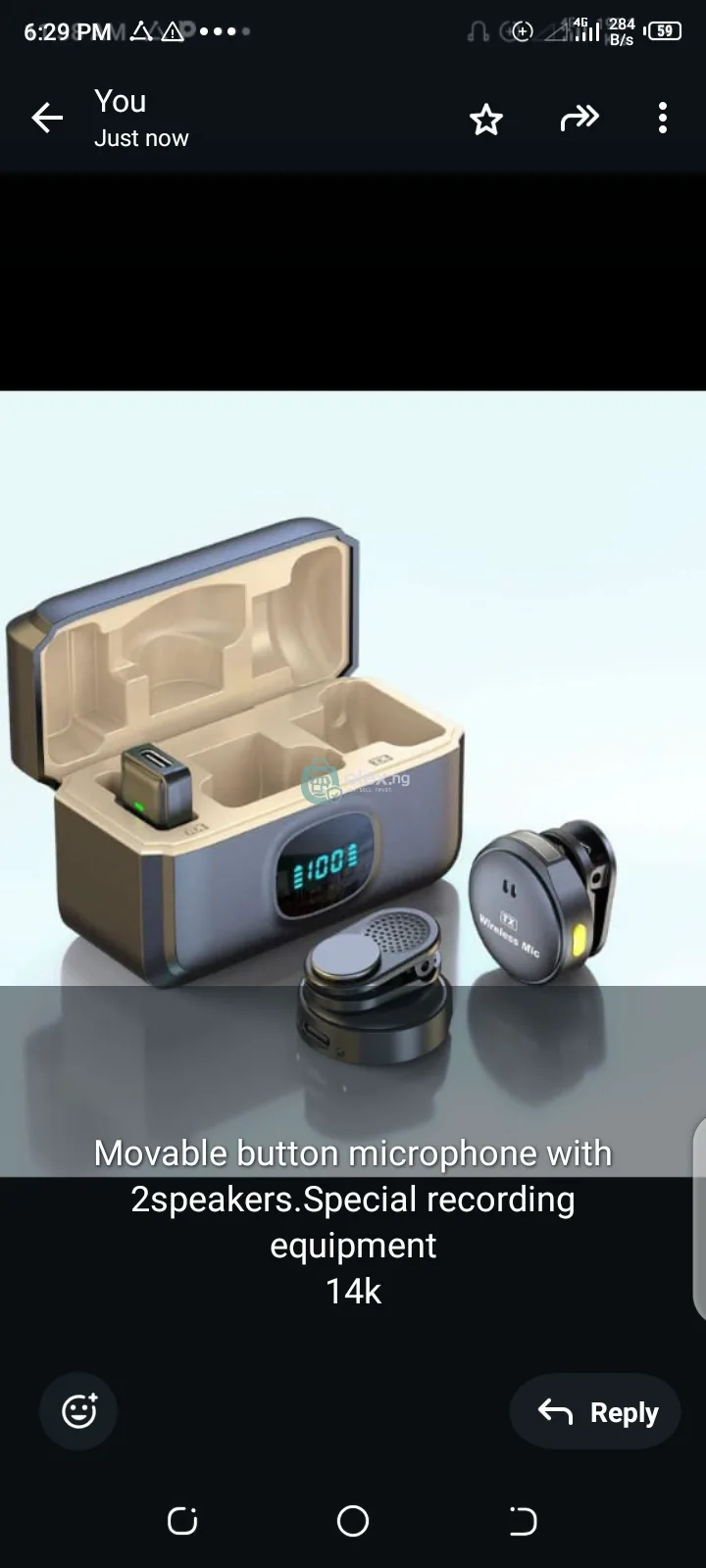 2 in 1 microphone and speaker portable