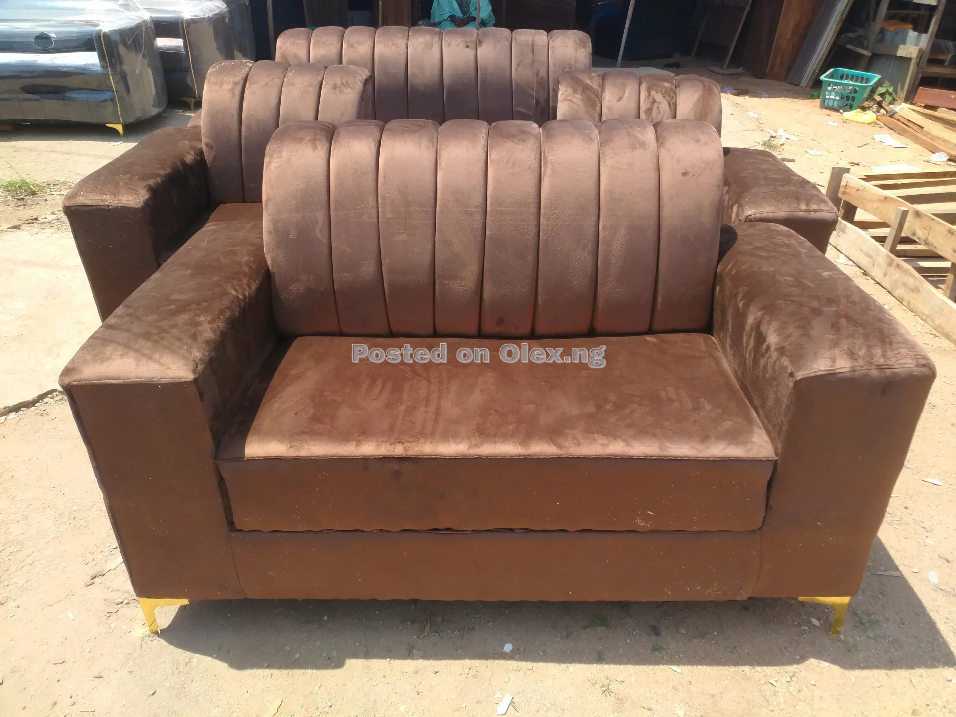 New Set Of Quality 7 Sitter Cushion @ Deidei Abuja
