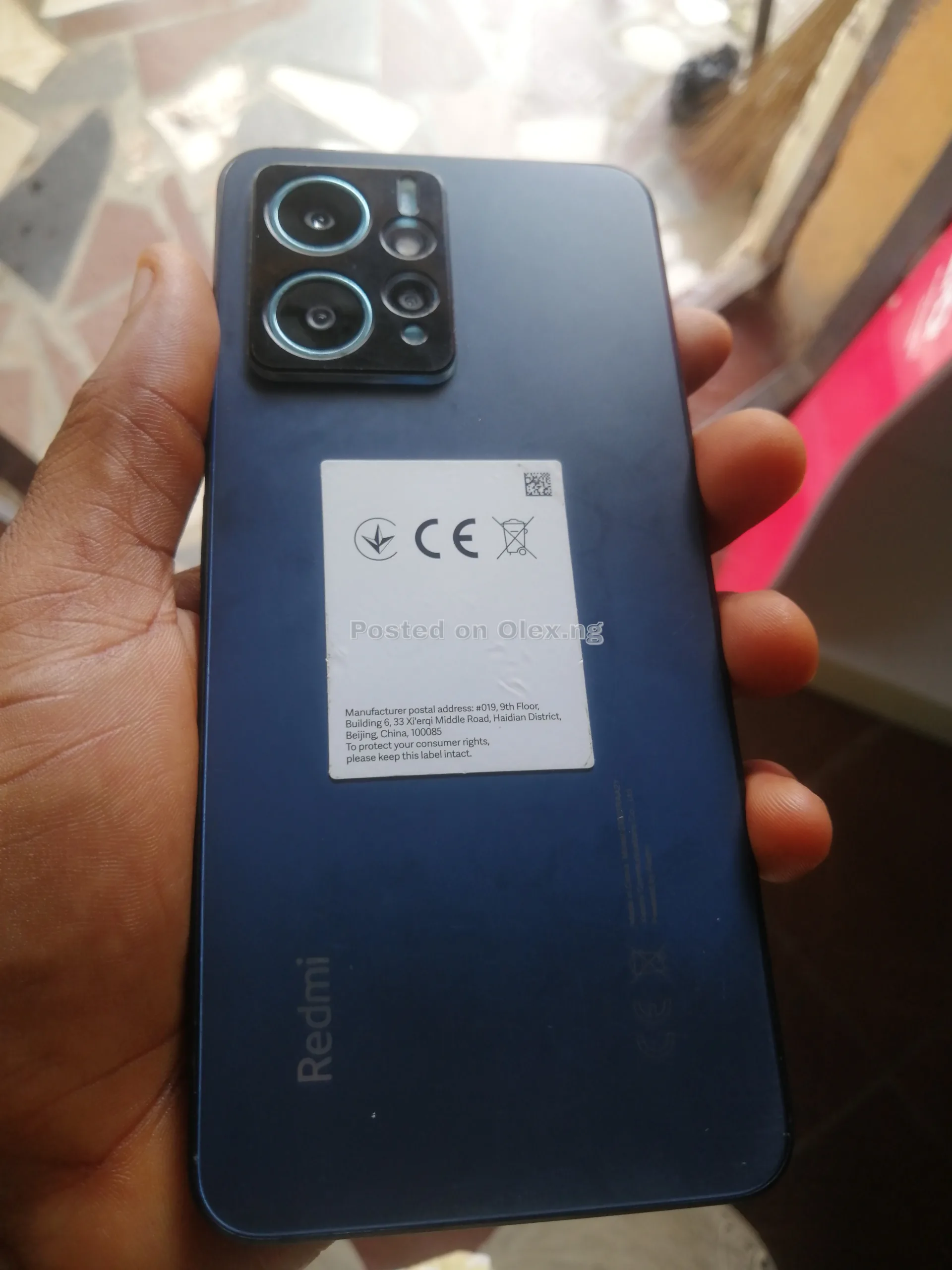 REDMI NOTE 12 5G,128GB +6GBRAM +5000MAH