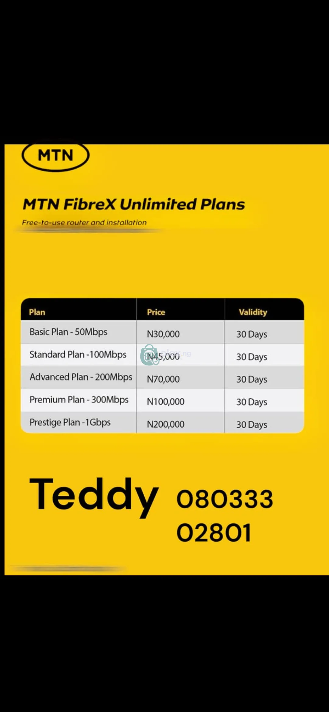 MTN FIBRE X ROUTERS 