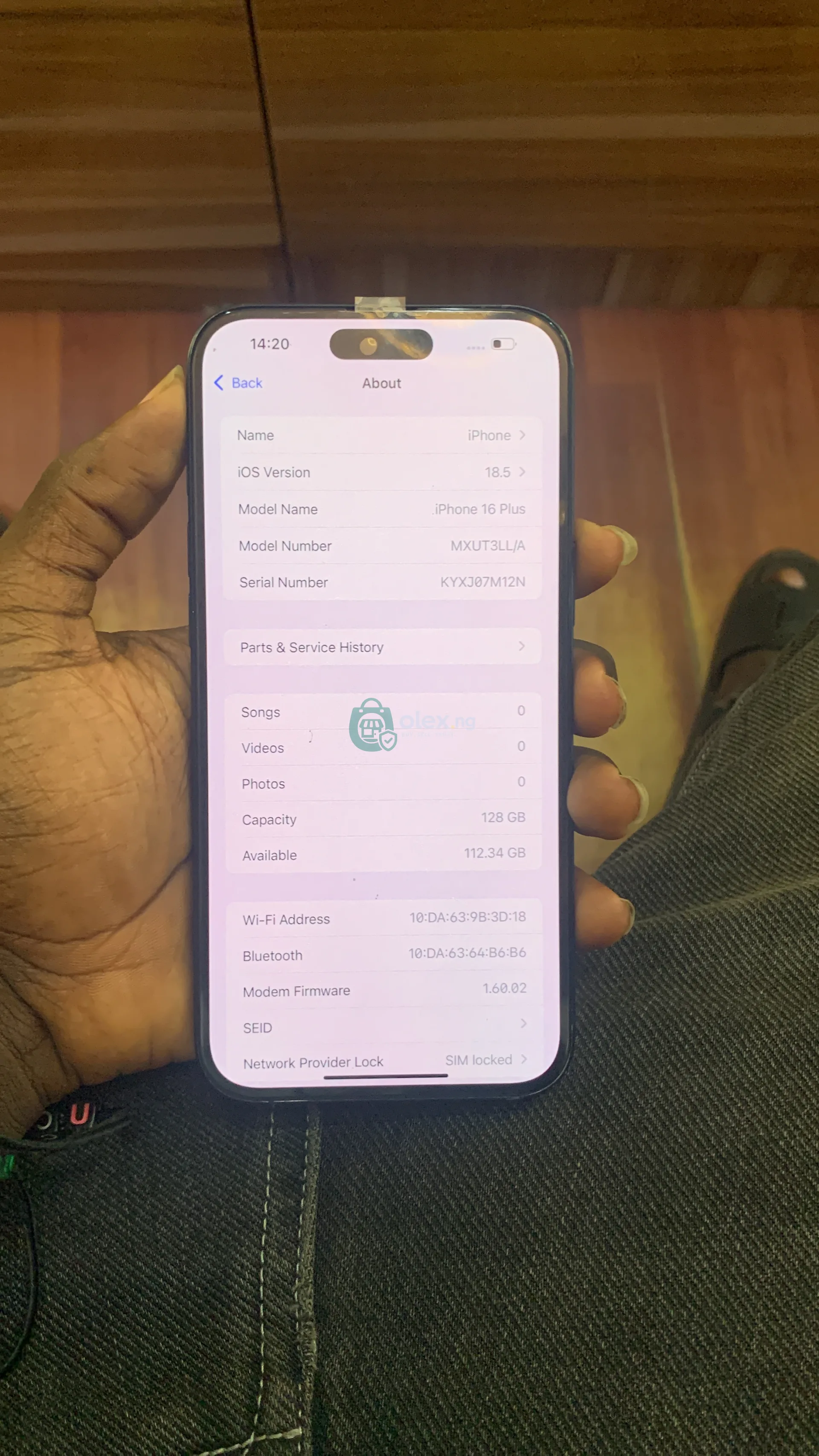iPhone 16plus inbuilt chip working perfect 