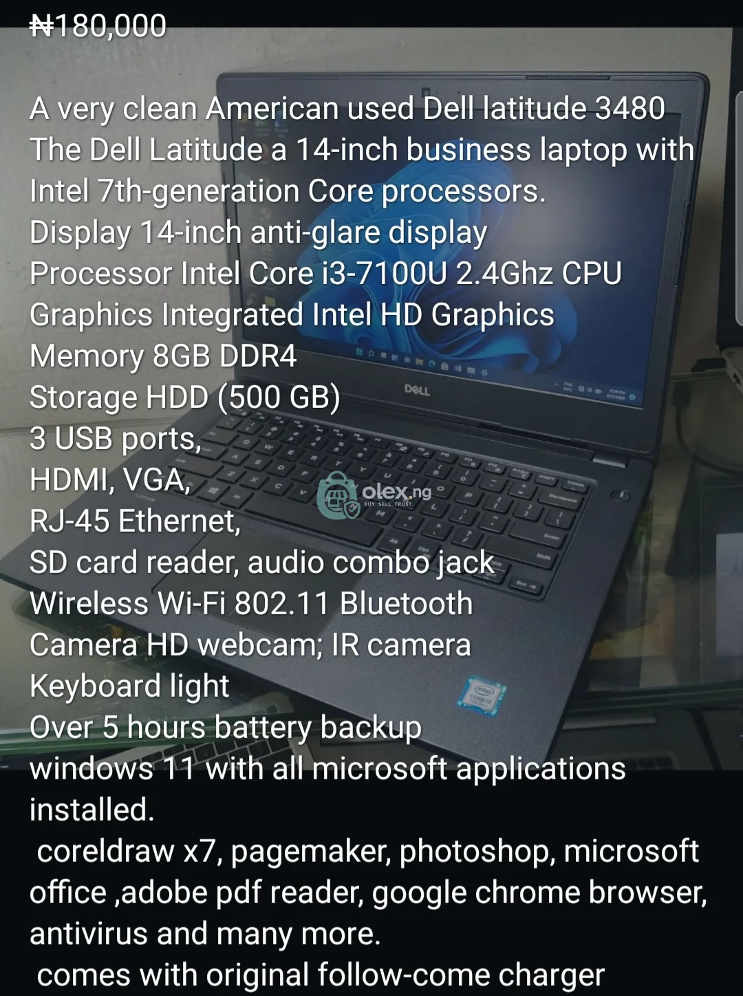Dell Latitude 3480