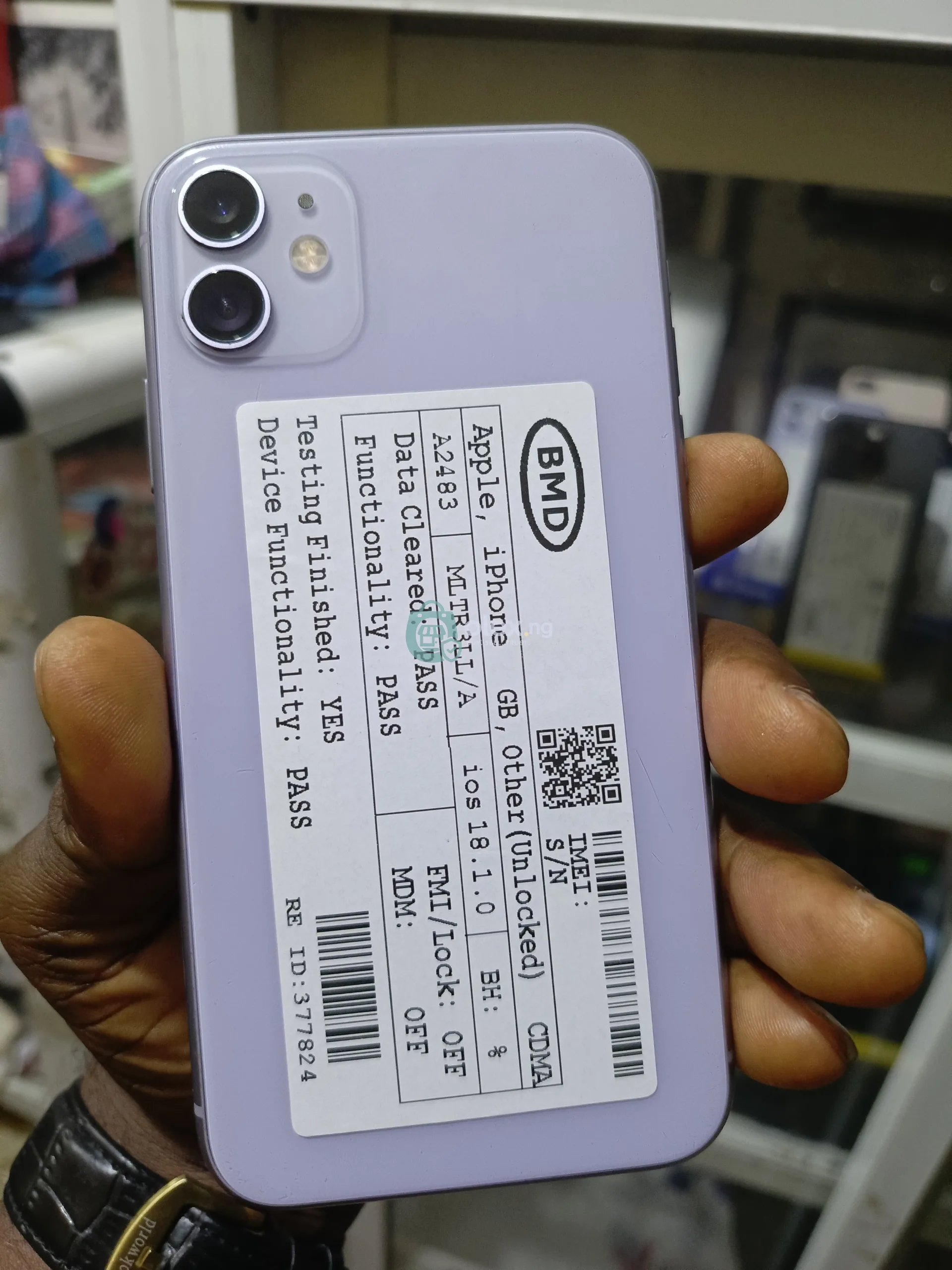 iPhone 11 256gb purple (changed battery) 