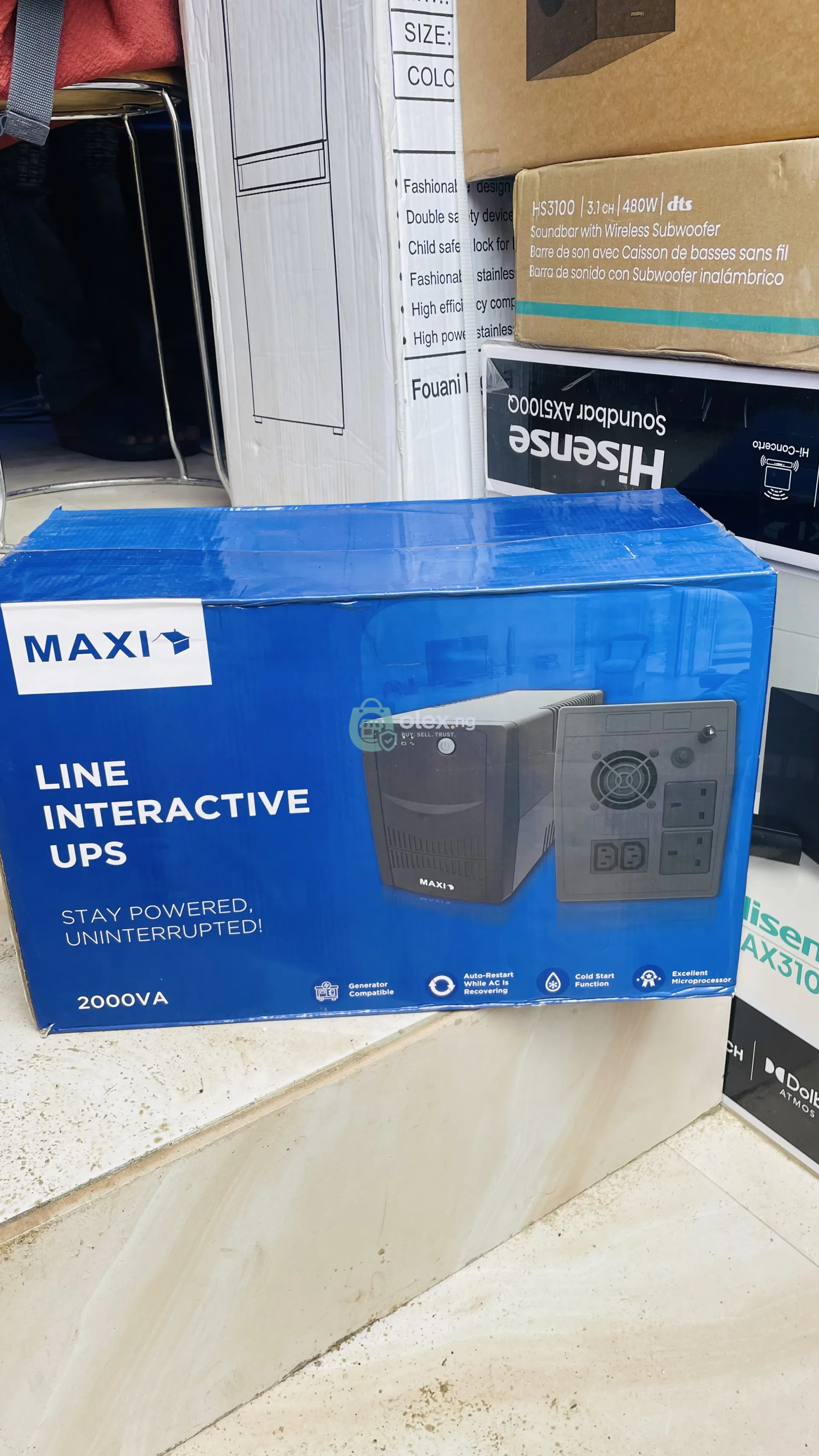 New maxi 2kva ups power backup 