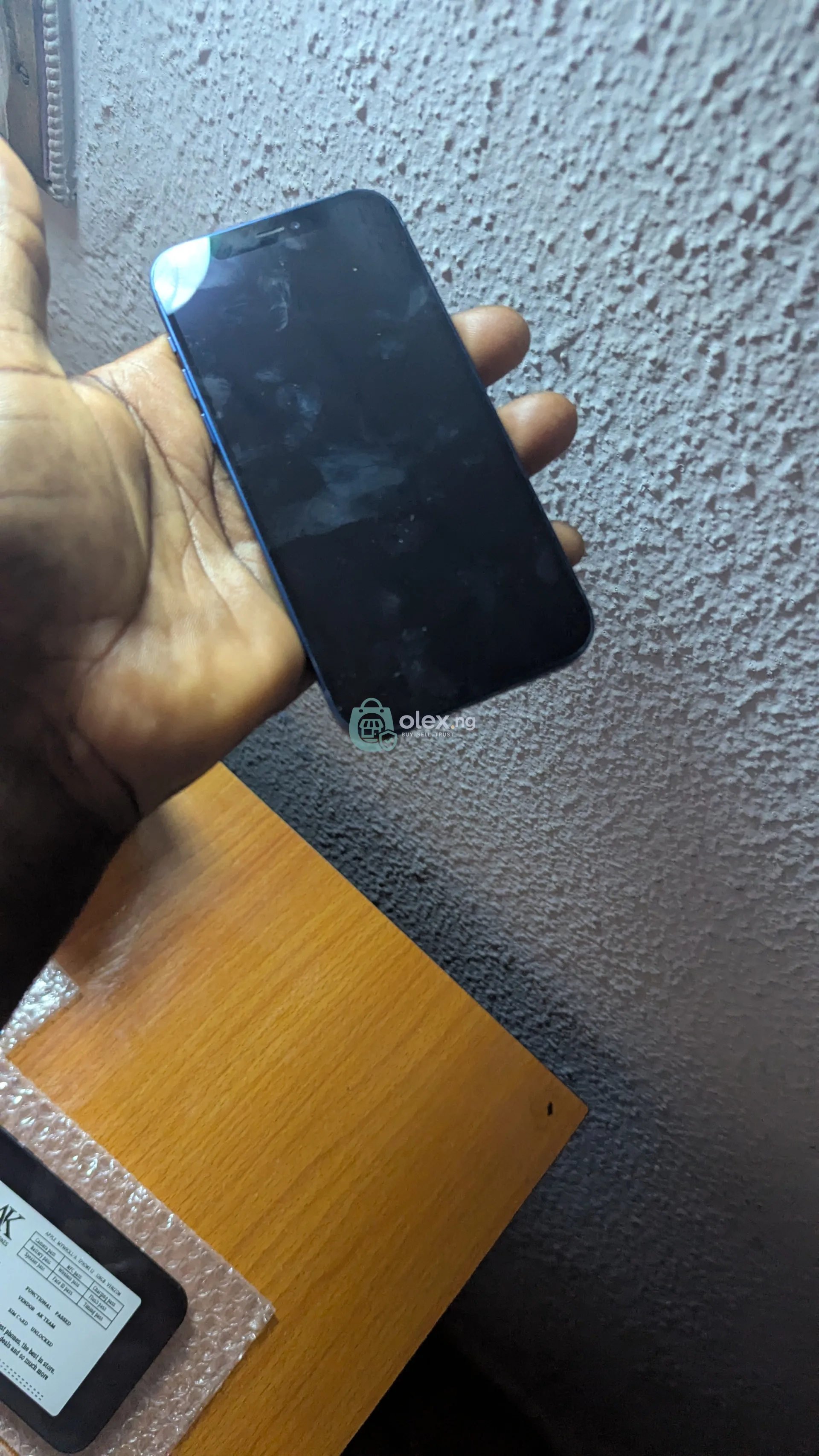 iPhone 12 UK used blue