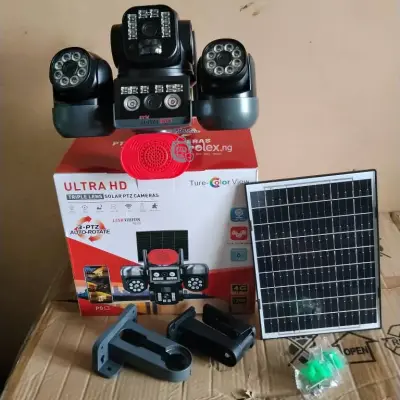 4 Lens PTZ Solar Camera 