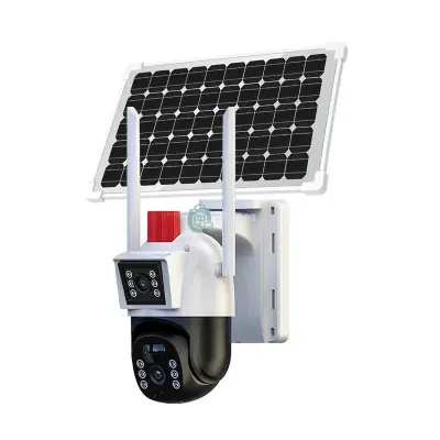 Dual Lens PTZ Solar Camera 