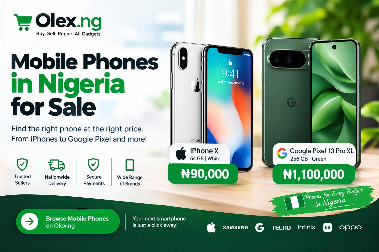 Mobile Phones in Nigeria for Sale: Find the Right Phone at the Right Price