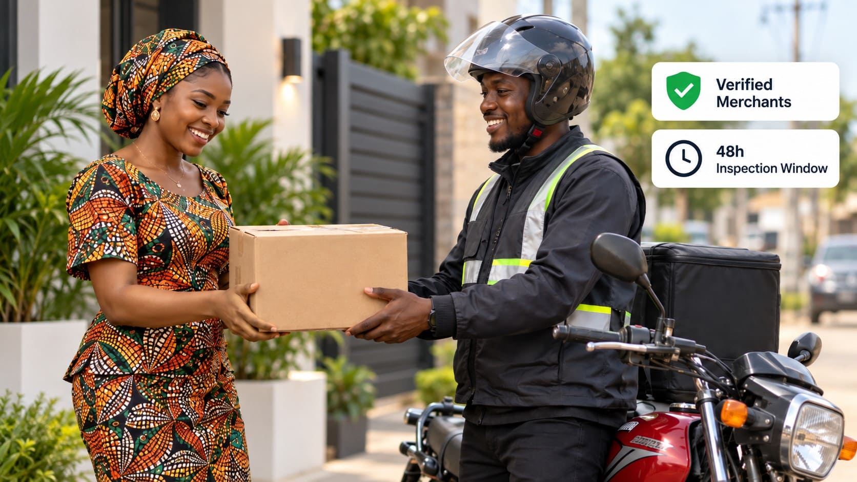 Verified Merchants & Delivery Inspection